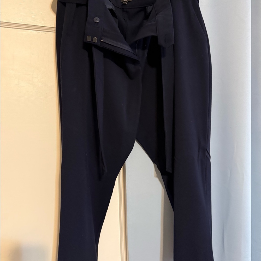 LOFT Navy Blue Petites Trousers
